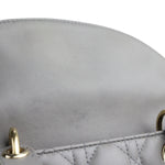 Load image into Gallery viewer, Christian Dior Lady Dior Medium Grey Quilted Lambskin Gold-tone Hardware
