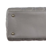 Load image into Gallery viewer, Christian Dior Lady Dior Medium Grey Quilted Lambskin Gold-tone Hardware
