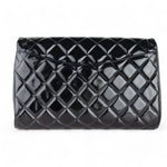 Load image into Gallery viewer, Chanel Clutch with Chain Flap Patent Quilted Black SHW
