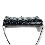 Load image into Gallery viewer, Chanel Clutch with Chain Flap Patent Quilted Black SHW
