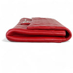 Load image into Gallery viewer, Chanel Clutch Jumbo with Chain Diamond Quilted Red Lambskin Silver-tone Hardware
