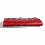 Load image into Gallery viewer, Chanel Clutch Jumbo with Chain Diamond Quilter Red Lambskin Silver-tone Hardware
