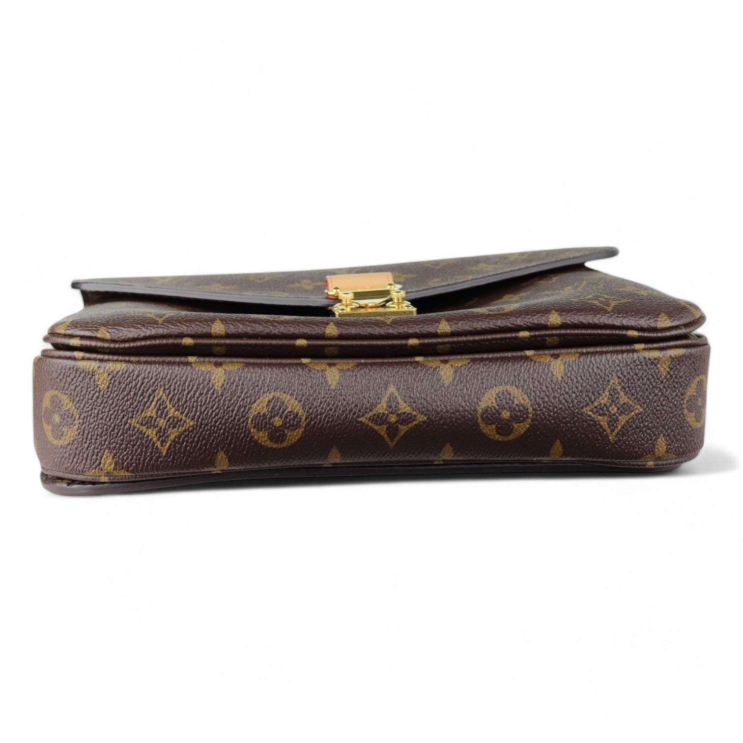 Louis Vuitton Pochette Metis Monogram Brown Gold Tone Hardware