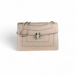 Load image into Gallery viewer, Bulgari Serpenti Forever Crossbody Calfskin White Agate GHW
