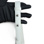 将图片加载到图库查看器，Chanel Leboy Old Medium White Diamond Quilted Calfskin, Enamel and Silver-tone Hardware
