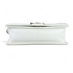 将图片加载到图库查看器，Chanel Leboy Old Medium White Diamond Quilted Calfskin, Enamel and Silver-tone Hardware
