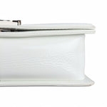 将图片加载到图库查看器，Chanel Leboy Old Medium White Diamond Quilted Calfskin, Enamel and Silver-tone Hardware
