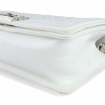 将图片加载到图库查看器，Chanel Leboy Old Medium White Diamond Quilted Calfskin, Enamel and Silver-tone Hardware
