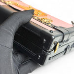 将图片加载到图库查看器，LV Petite Malle Pink Epi and Noir Leather, Gold-tone Hardware

