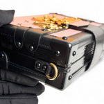 将图片加载到图库查看器，LV Petite Malle Pink Epi and Noir Leather, Gold-tone Hardware
