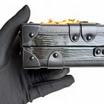 将图片加载到图库查看器，LV Petite Malle Pink Epi and Noir Leather, Gold-tone Hardware
