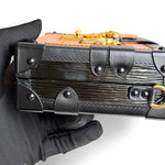 将图片加载到图库查看器，LV Petite Malle Pink Epi and Noir Leather, Gold-tone Hardware
