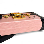 将图片加载到图库查看器，LV Petite Malle Pink Epi and Noir Leather, Gold-tone Hardware
