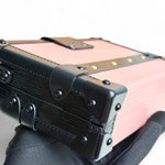 将图片加载到图库查看器，LV Petite Malle Pink Epi and Noir Leather, Gold-tone Hardware
