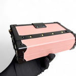 将图片加载到图库查看器，LV Petite Malle Pink Epi and Noir Leather, Gold-tone Hardware
