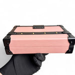 将图片加载到图库查看器，LV Petite Malle Pink Epi and Noir Leather, Gold-tone Hardware
