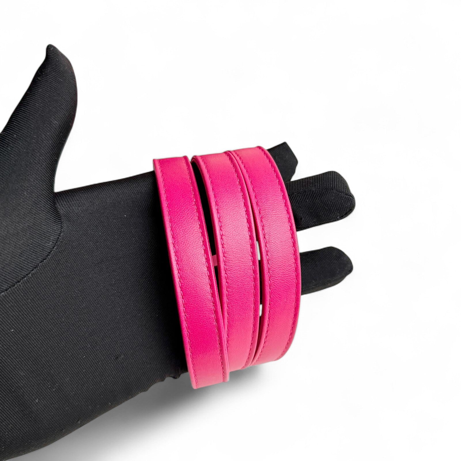 Christian Dior Lady Dior Medium – Fuchsia Pink Lambskin, Gold-tone Hardware