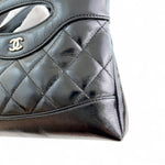 将图片加载到图库查看器，Chanel Nano 31 Shopper  Bag – Black Glazed Calfskin Light Gold-tone Hardware
