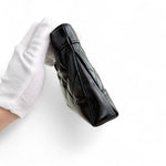 将图片加载到图库查看器，Chanel Nano 31 Shopper  Bag – Black Glazed Calfskin Light Gold-tone Hardware
