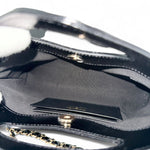 将图片加载到图库查看器，Chanel Nano 31 Shopper  Bag – Black Glazed Calfskin Light Gold-tone Hardware
