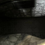 将图片加载到图库查看器，Christian Dior Lady Dior Medium Black Patent Quilted Leather Silver-tone Hardware
