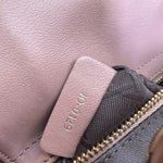 将图片加载到图库查看器，Christian Dior Lady Dior Mini  Beige-Pink/Fard Lambskin Cannage Gold-tone Hardware
