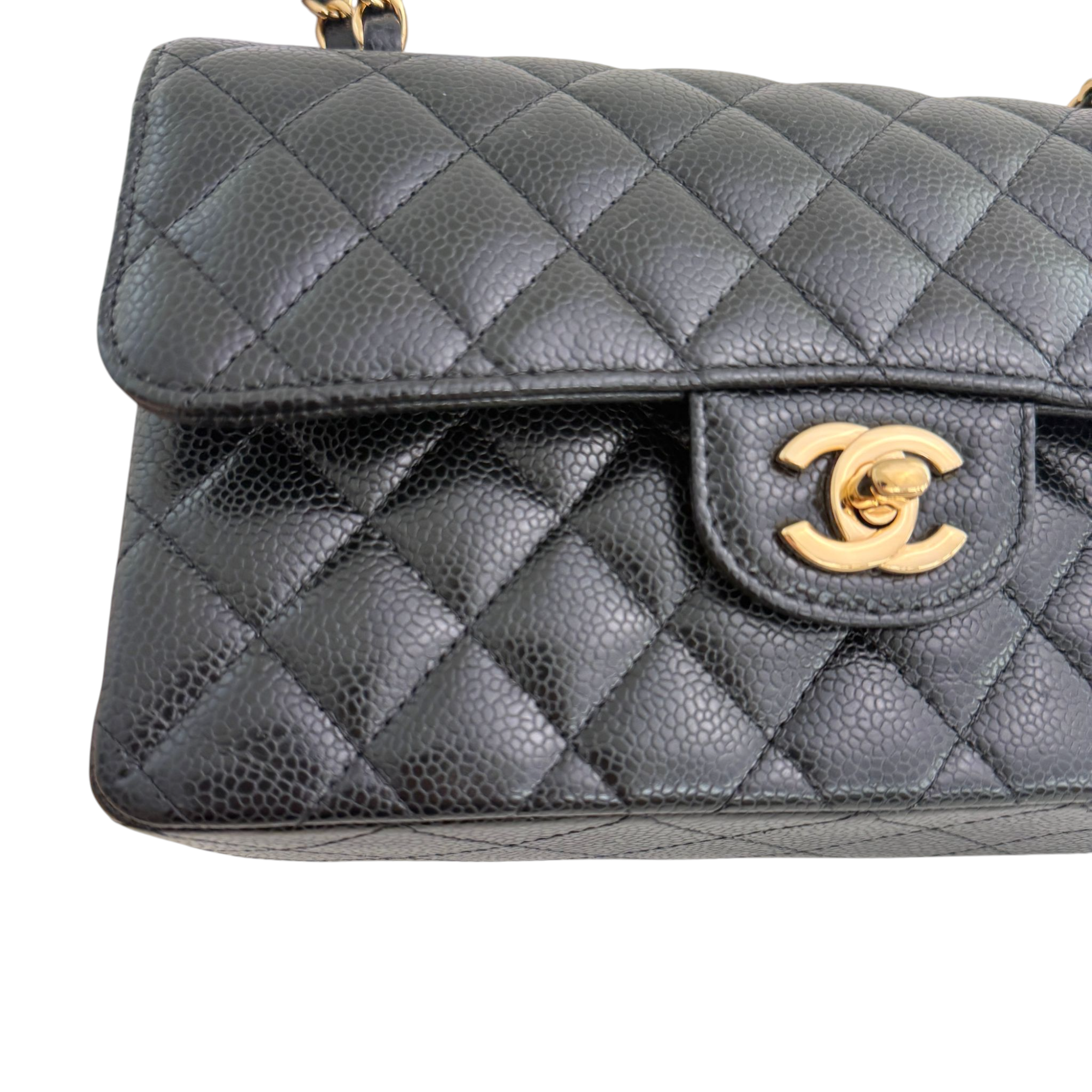 Chanel Classic Timeless Small Black Gold-tone Hardware