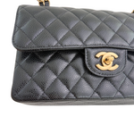 Charger l&#39;image dans la galerie, Chanel Classic Timeless Small Black Gold-tone Hardware
