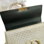 Load image into Gallery viewer, Christian Dior Montaigne 30 Chain – Champagne Gold Micro Cannage, Gold-tone Hardware
