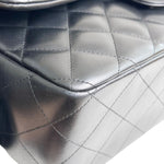 Load image into Gallery viewer, Chanel Timeless Classic Jumbo Black Lambskin Silver-tone Hardware
