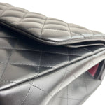 Load image into Gallery viewer, Chanel Timeless Classic Jumbo Black Lambskin Silver-tone Hardware
