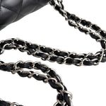 Load image into Gallery viewer, Chanel Timeless Classic Jumbo Black Lambskin Silver-tone Hardware
