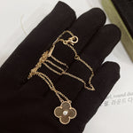 Load image into Gallery viewer, Van Cleef and Arpels VCA 1 Motif Vintage Alhambra Holiday Pendant - Diamond, Grey Mother of Pearl
