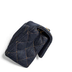 Load image into Gallery viewer, Chanel Classic Mini Dark Navy Blue Denim, Gold-tone Hardware
