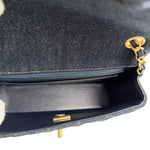 Load image into Gallery viewer, Chanel Classic Mini Dark Navy Blue Denim, Gold-tone Hardware
