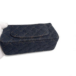 Load image into Gallery viewer, Chanel Classic Mini Dark Navy Blue Denim, Gold-tone Hardware
