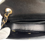 将图片加载到图库查看器，Chanel Classic Mini Black Caviar, Gold-tone Hardware
