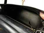Load image into Gallery viewer, Hermès Vintage Kelly 28 Noir/Black Box Leather, 24kt-plated Gold Hardware
