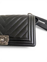 Charger l'image dans la galerie, Chanel Leboy Old Medium – Black Caviar, Ruthenium Hardware

