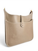 将图片加载到图库查看器，Hermès Evelyne III 29 / PM – Etoupe Veau Clemence Palladium Hardware
