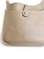 将图片加载到图库查看器，Hermès Evelyne III 29 / PM – Etoupe Veau Clemence Palladium Hardware
