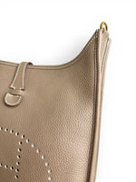 将图片加载到图库查看器，Hermès Evelyne III 29 / PM – Etoupe Veau Clemence Palladium Hardware
