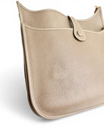 将图片加载到图库查看器，Hermès Evelyne III 29 / PM – Etoupe Veau Clemence Palladium Hardware
