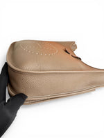 将图片加载到图库查看器，Hermès Evelyne III 29 / PM – Etoupe Veau Clemence Palladium Hardware
