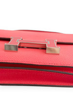Charger l'image dans la galerie, Hermès Constance 18 Mini  Rose Texas Epsom Leather Enamel H Buckle Rouge Cœur
