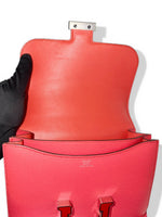 Charger l'image dans la galerie, Hermès Constance 18 Mini  Rose Texas Epsom Leather Enamel H Buckle Rouge Cœur
