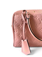 Load image into Gallery viewer, Louis Vuitton Speedy 25 Bandoulière – Rose Poudre Empreinte Leather Gold-tone Hardware
