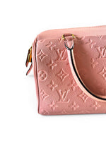 Load image into Gallery viewer, Louis Vuitton Speedy 25 Bandoulière – Rose Poudre Empreinte Leather Gold-tone Hardware
