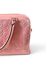 Load image into Gallery viewer, Louis Vuitton Speedy 25 Bandoulière – Rose Poudre Empreinte Leather Gold-tone Hardware
