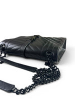 Load image into Gallery viewer, Saint Laurent Envelope Flap Bag Medium – Triquilt Black Grained Calfskin Black Hardware
